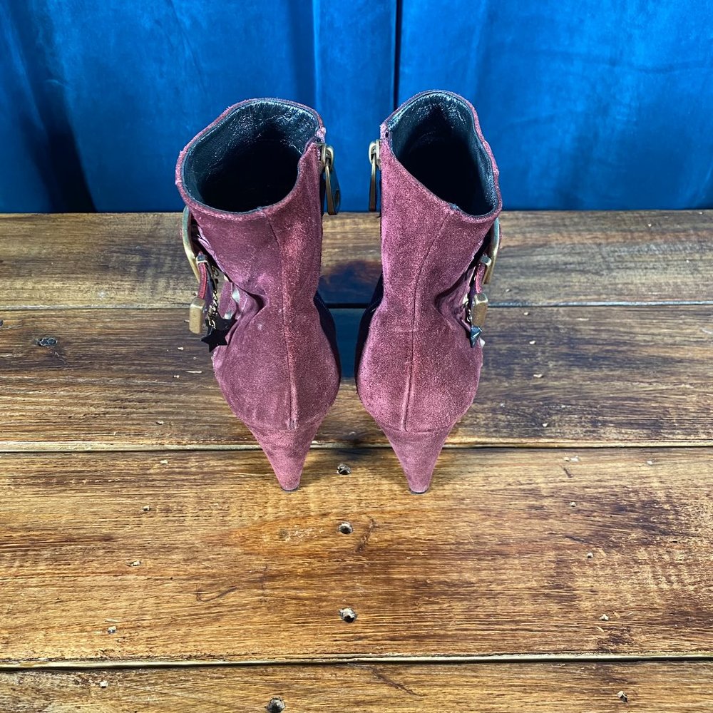 Marc Jacobs Studded Suede Booties w/ Stars - Picture 5 of 13